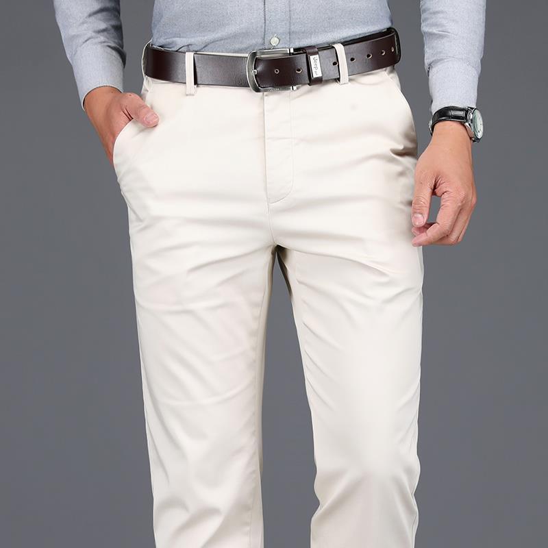 Streetwear Brand Pants - Business Social Men Summer Thin Solid