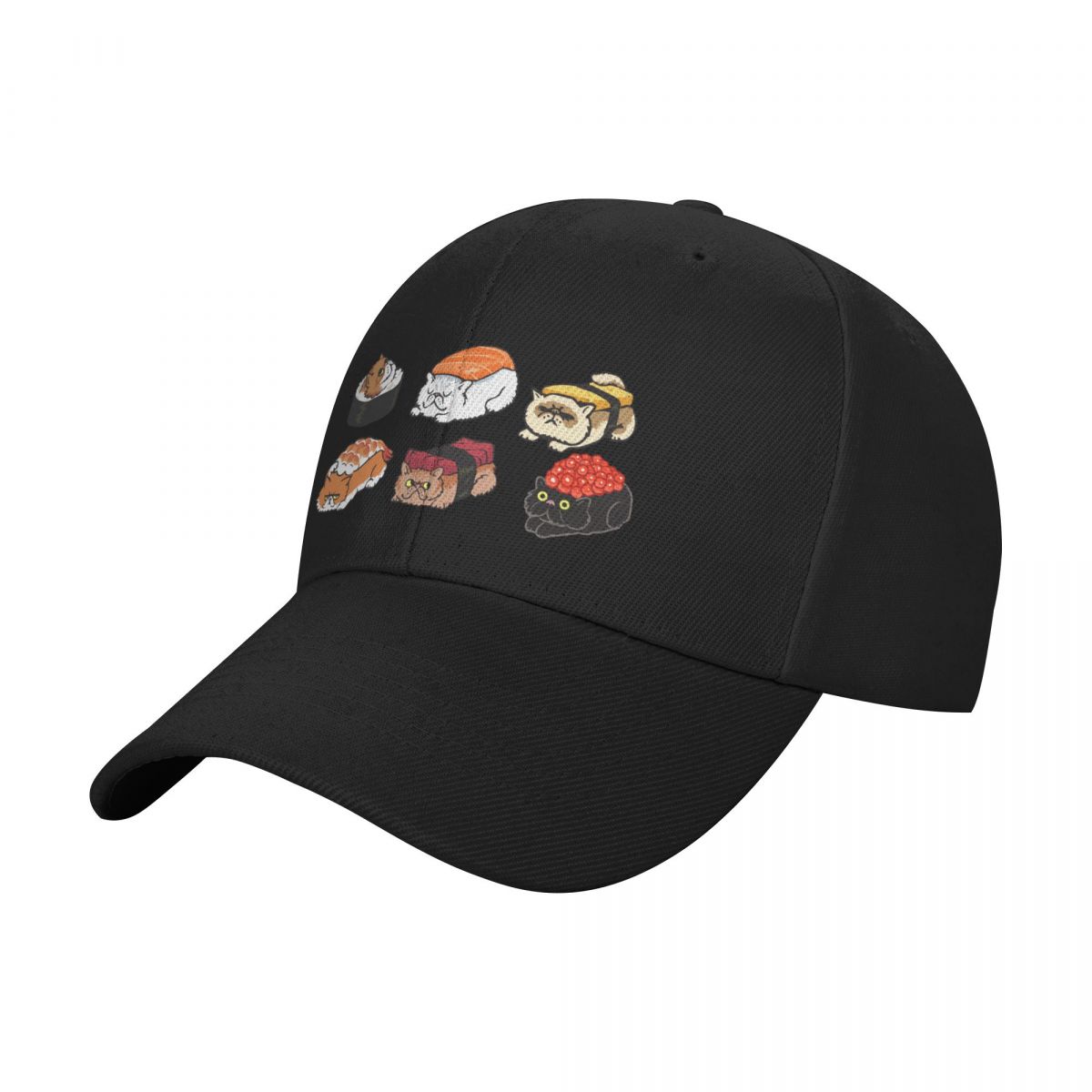 Streetwear Brand Cat - Sushi Persian Cat Baseball Cap Beach