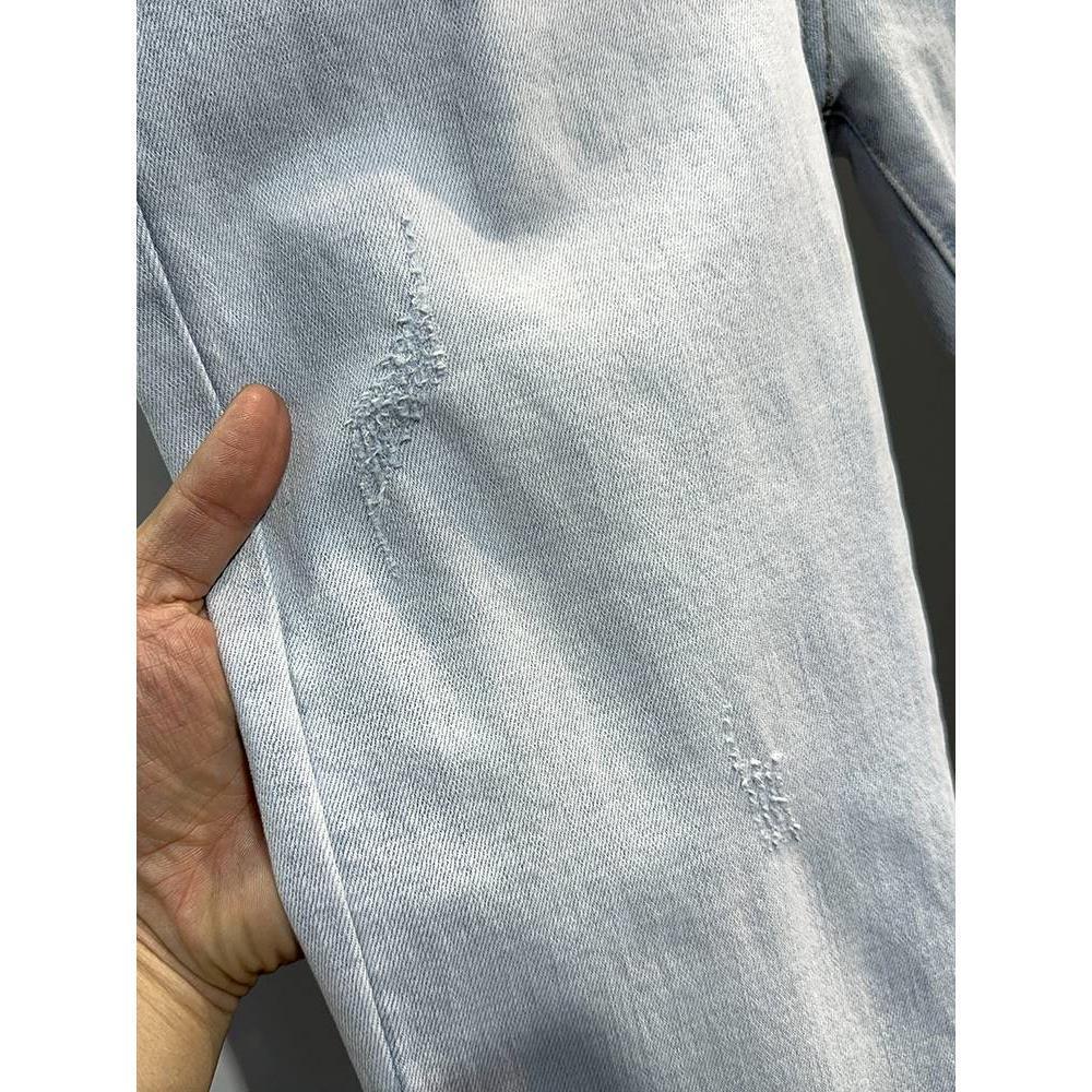 Summer Washed Light Blue Washe - Streetwear Brand Cat 评论和价格