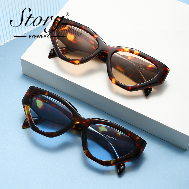 STORY Trendy Large Cat Eye Sun - Streetwear Brand Cat 评论和价格