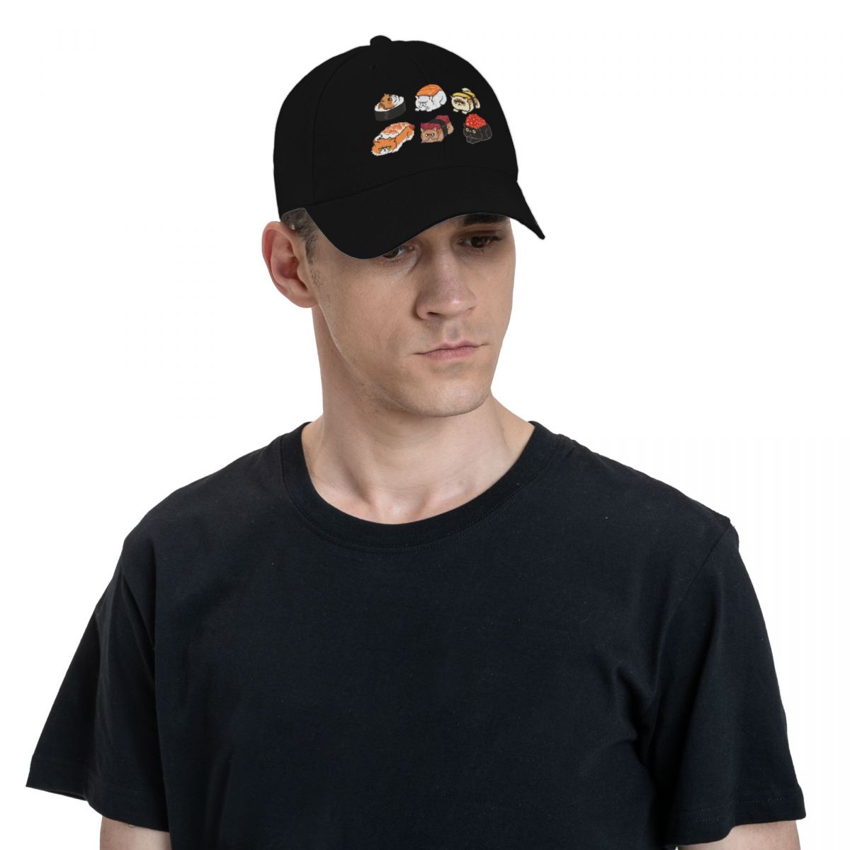 Sushi Persian Cat Baseball Cap - Streetwear Brand Cat 评论和价格