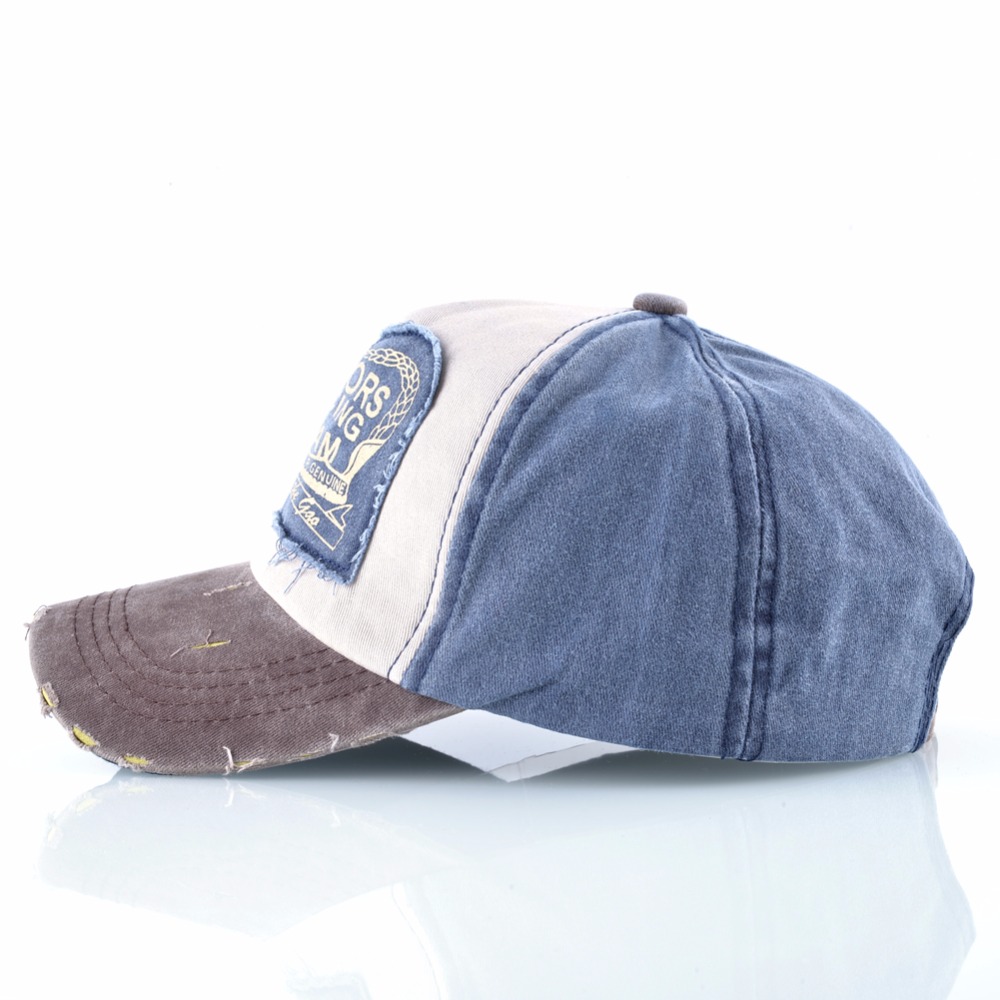 Fashion Washed Denim Baseball  - Streetwear Brand With K 评论和价格