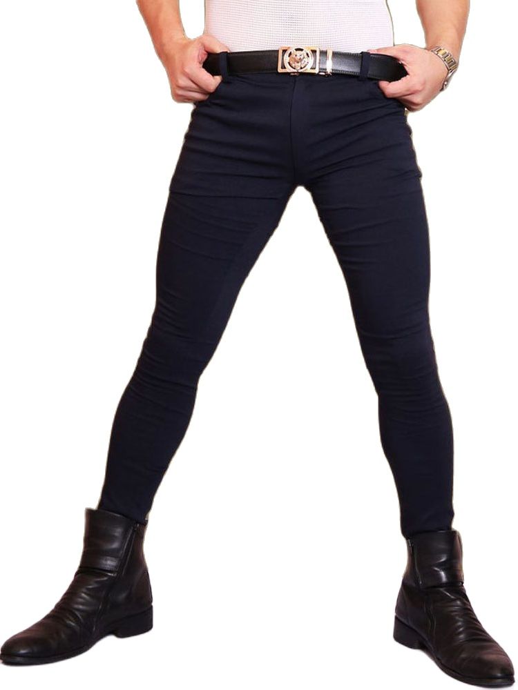 M-3XL Mens Elastic Denim Jeans - Streetwear Brand Pants 评论和价格