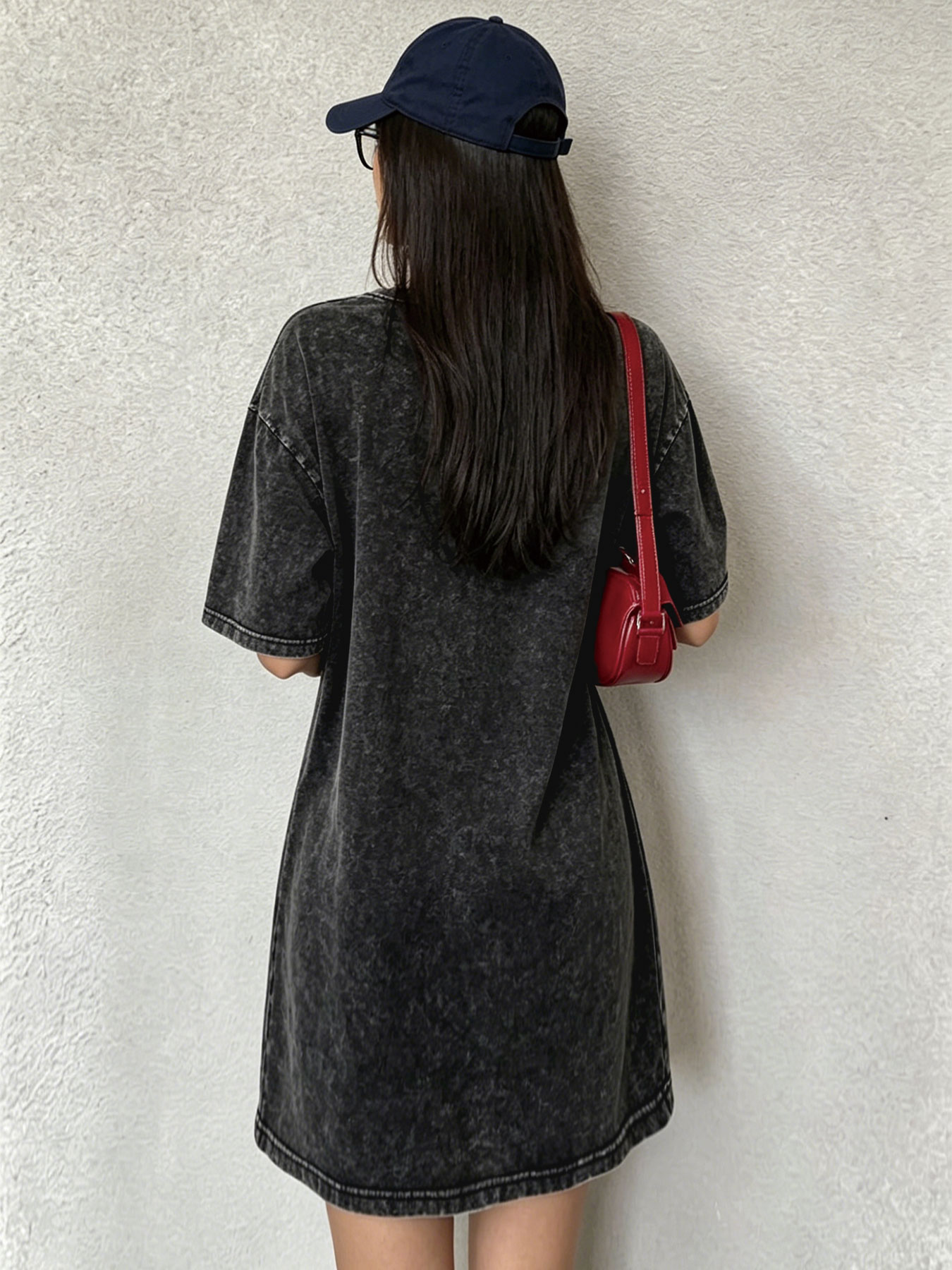 Vintage Washed Distressed T-Sh - Streetwear Brand Cat 评论和价格